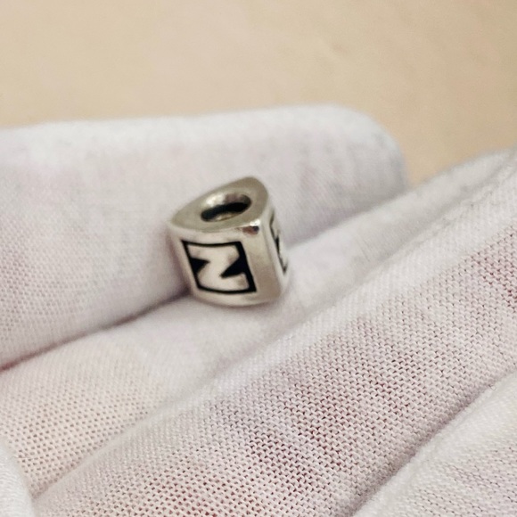 EUC Pandora 790323N Sterling Silver Alphabet Bead - Letter N - Picture 4 of 6